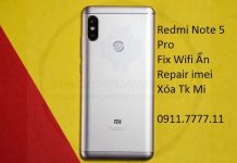 Sửa Lỗi Mất Imei, Mất Sóng, Mất Wifi Redmi Note 5 Pro Lấy Liền Tại TPHCM