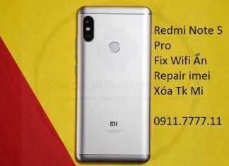 Sửa Lỗi Mất Imei, Mất Sóng, Mất Wifi Redmi Note 5 Pro Lấy Liền Tại TPHCM